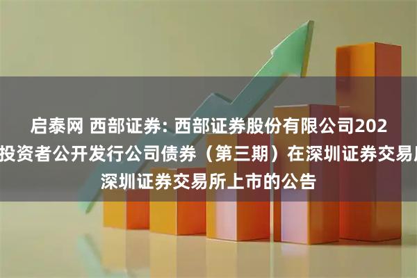 启泰网 西部证券: 西部证券股份有限公司2025年面向专业投资者公开发行公司债券（第三期）在深圳证券交易所上市的公告